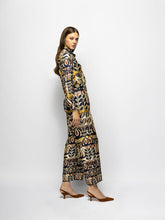 Paula Sonia Wonderland Printed Silk Twill Pants