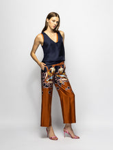 Paula Serena Peacoat Silk Tank Top
