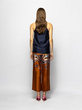 Paula Serena Peacoat Silk Tank Top