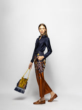 Paula Ametista Peacoat Silk Twill Shirt
