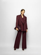Paula Betania Purple Oversized Boxy Blazer