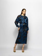 Paula Liatris Devoré Blouse