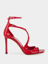 Jimmy Choo Azia 95 Ruby Red Patent Sandals