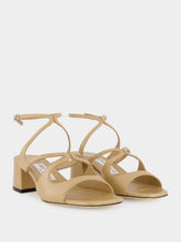 Jimmy Choo Azilia 45 Chai Nappa Leather Sandals