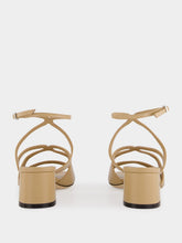 Jimmy Choo Azilia 45 Chai Nappa Leather Sandals