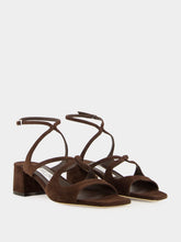 Jimmy Choo Chocolate Suede Azilia Sandals