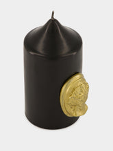 Trudon Black The Small Cameo Pillar Candle