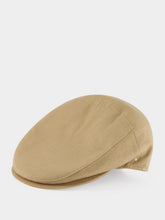 Borsalino Beige Vincenzo Linen Flat Cap