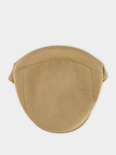Borsalino Beige Vincenzo Linen Flat Cap