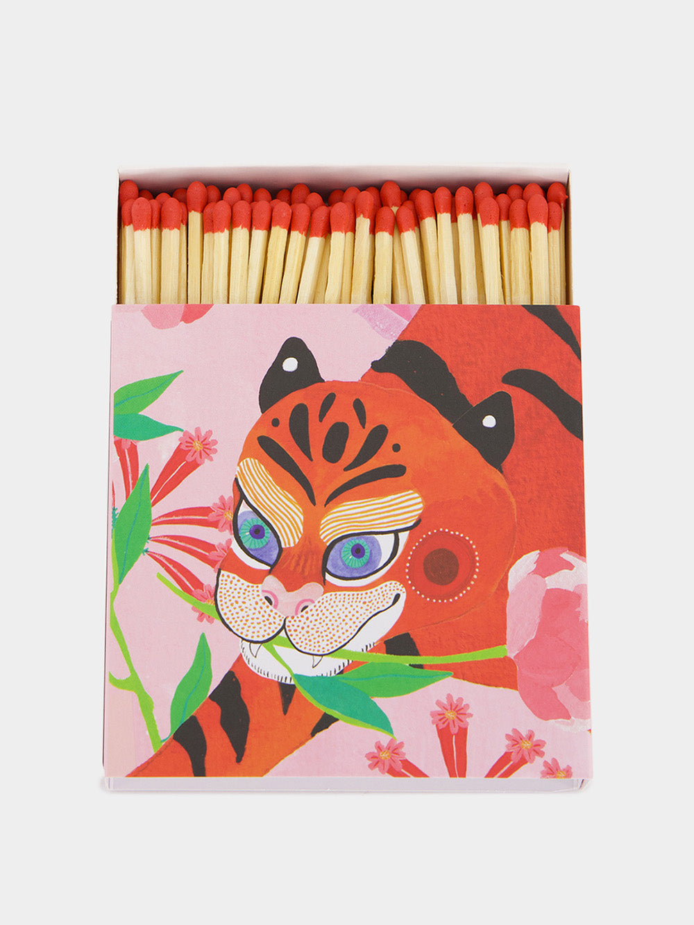 Tiger With Peony Matches