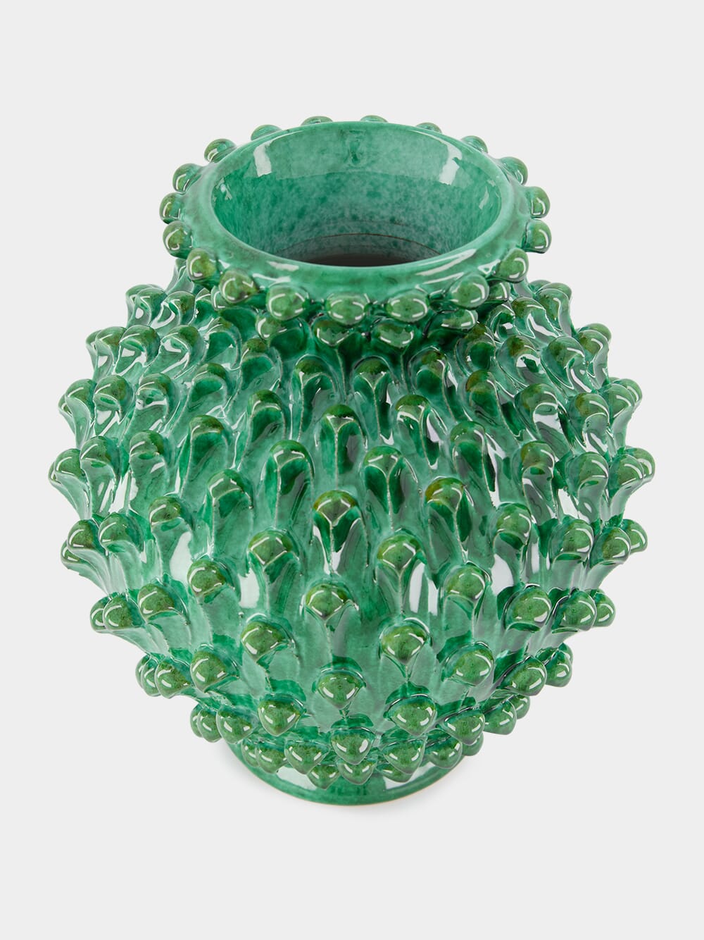 Green Pinecone Vase