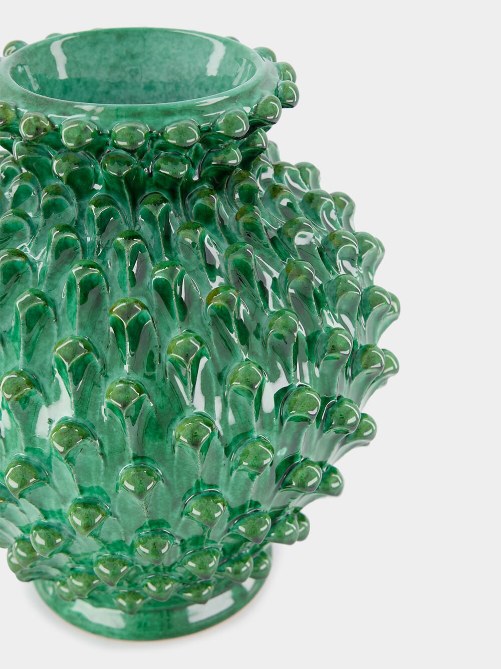 Green Pinecone Vase