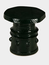 Serax Dark Green Clara 08 Ceramic Side Table