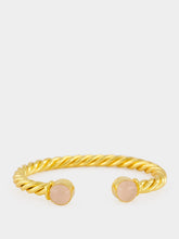Sylvia Toledano Eros Pink Quartz Open Bracelet