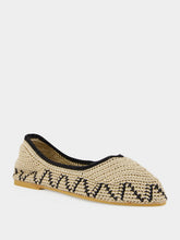 Kashura Black Hand-Crocheted Lace Ballerinas