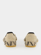 Kashura Black Hand-Crocheted Lace Ballerinas