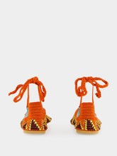 Kashura Lobster Orange High Crochet Ballerina