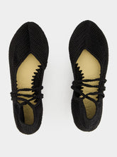 Kashura Black High Crochet Ballerina