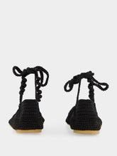 Kashura Black High Crochet Ballerina