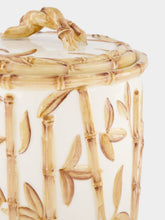 Les Ottomans Bamboo Ceramic Cookie Jar
