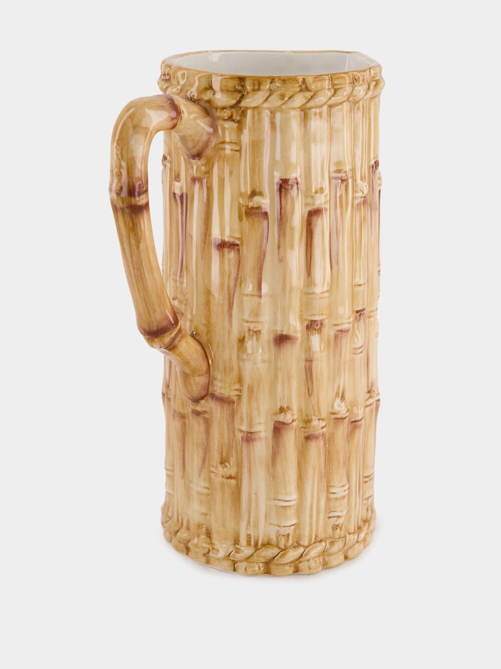 Bamboo Ceramic Jug