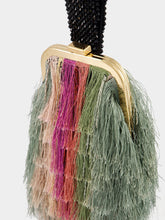 La DoubleJ Striped Embroidery Palazzo Mini Bag