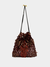 La DoubleJ Brown Embroidered Pochette Dustbag