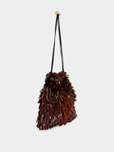 La DoubleJ Brown Embroidered Pochette Dustbag
