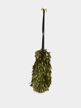 La DoubleJ Green Embroidered Pochette Dustbag