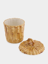 Les Ottomans Bamboo Ceramic Sugar Bowl