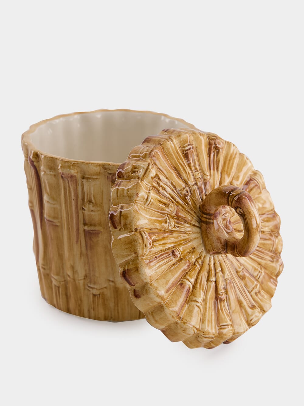 Bamboo Ceramic Sugar Bowl