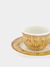 Les Ottomans Bamboo Ceramic Tea Cup