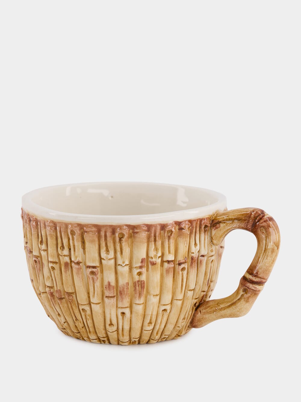 Bamboo Ceramic Tea Cup