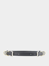 Givenchy Black Leather Voyou Belt