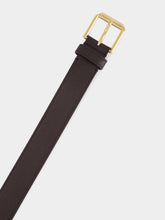Givenchy Chocolate Brown Voyou Leather Belt