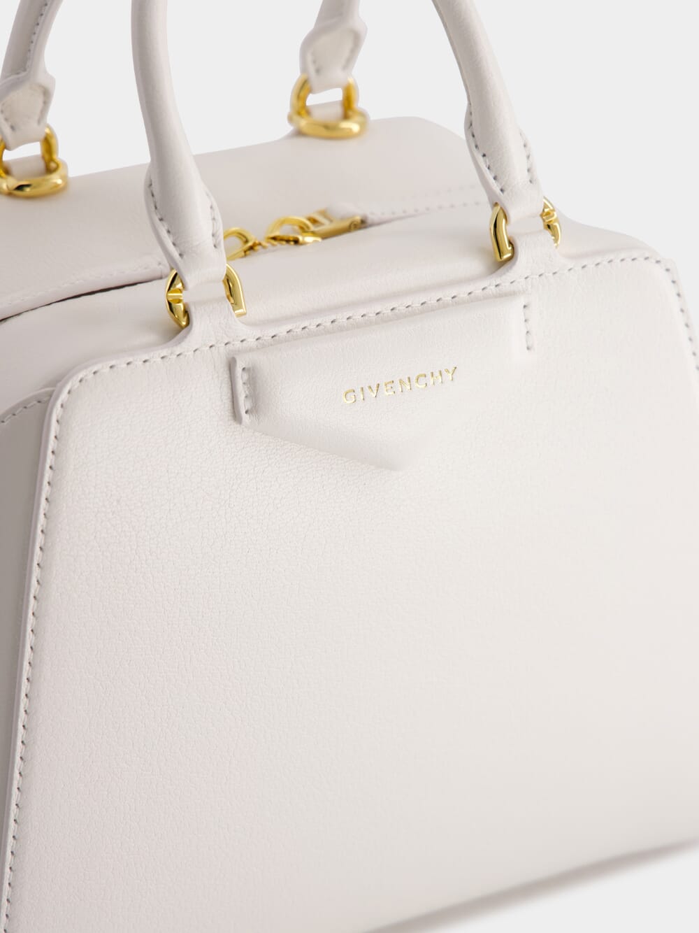 Ivory Mini Antigona Cube Bag