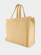 Medium G-Tote Bag in Raffia | PDP - Fashion Clinic
