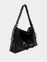 Givenchy Voyou Medium Shoulder Bag in Black Calf Leather