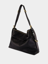 Givenchy Voyou Medium Shoulder Bag in Black Calf Leather