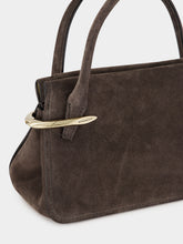 Givenchy Dark Grey Mini Pinch Suede Leather Bag