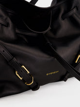 Givenchy Black Small Voyou Leather Bucket Bag