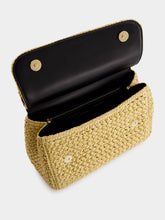 Dolce & Gabbana Large Raffia Crochet Sicily Handbag