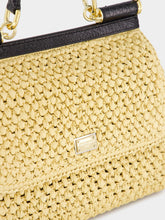 Dolce & Gabbana Large Raffia Crochet Sicily Handbag