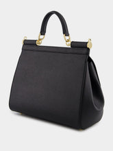Dolce & Gabbana Black Large Sicily Handbag