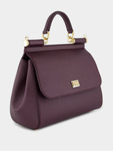 Dolce & Gabbana Wine Large Sicily Handbag