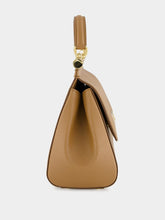 Dolce & Gabbana Brown Large Dauphine Leather Sicily Bag