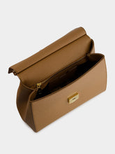 Dolce & Gabbana Brown Large Dauphine Leather Sicily Bag