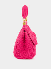 Dolce & Gabbana Fuxia Lace Cotton Top Handle Bag