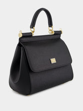 Dolce & Gabbana Black Medium Sicily Handbag