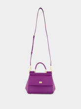 Dolce & Gabbana Violet Medium Sicily Calfskin Bag